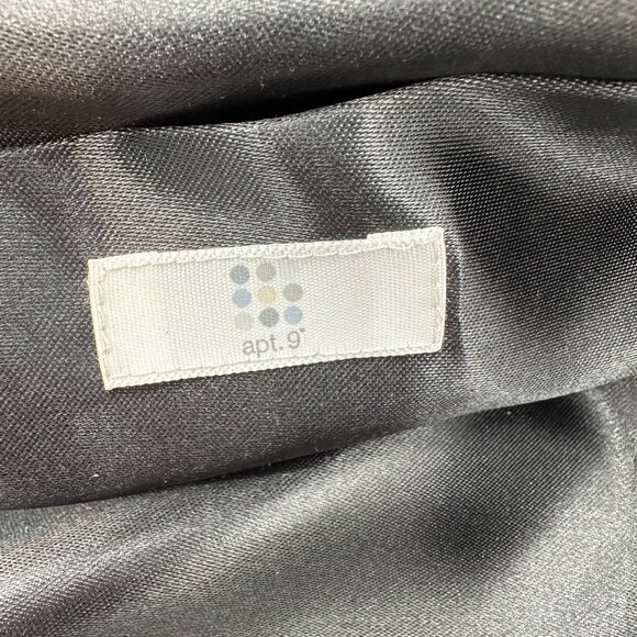 NWT Apt. 9 Black Beaded Evening Handbag Decorative Strap & Snap Closure - Picture 8 of 10